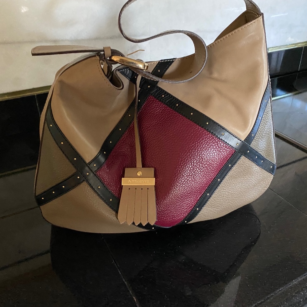 A. Bellucci Handbag Genuine Leather Made In Italy
